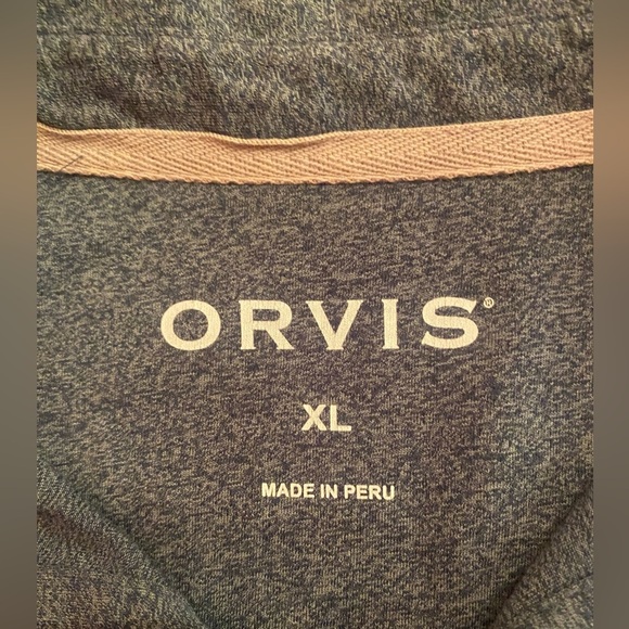 Orvis Short Sleeve Polo Shirt Blue Size XL - Picture 4 of 7